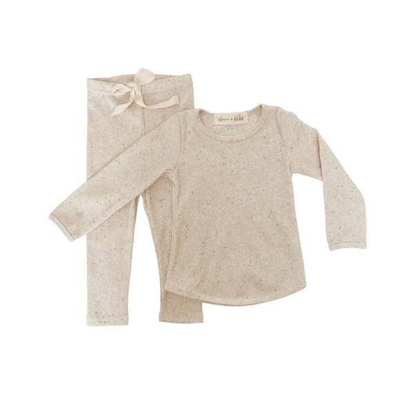 Clover + Bear Ribbed Set - Picture 3 of 5